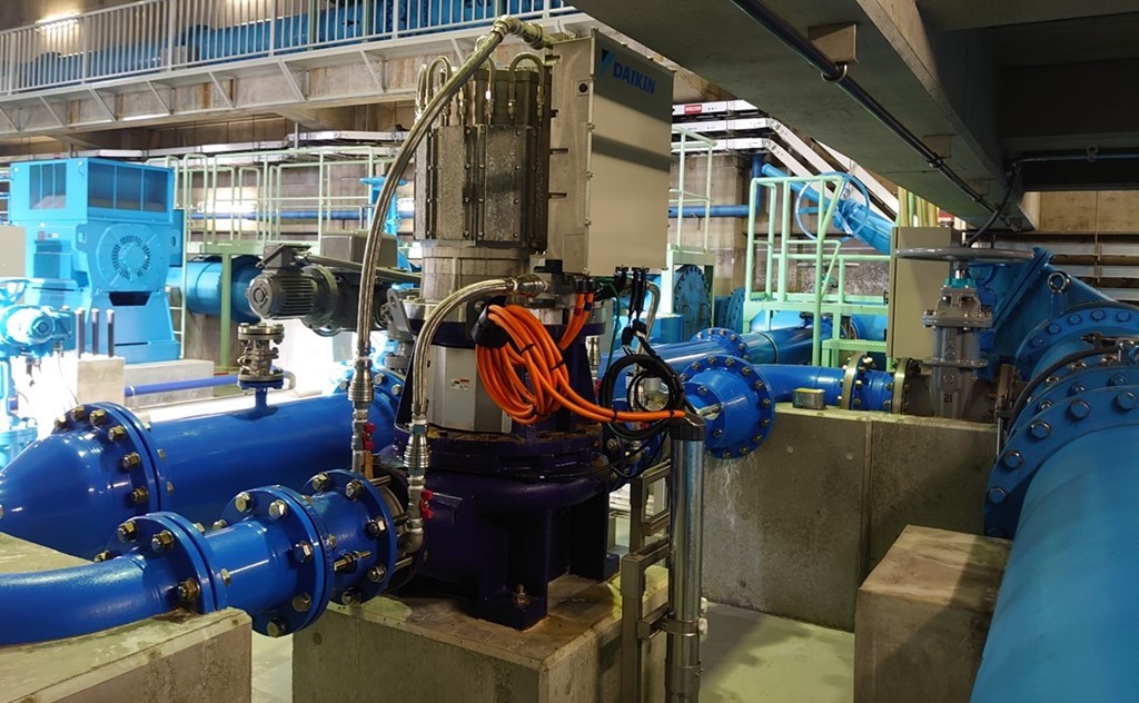 福島増圧ポンプ所マイクロ水力発電所の発電システム