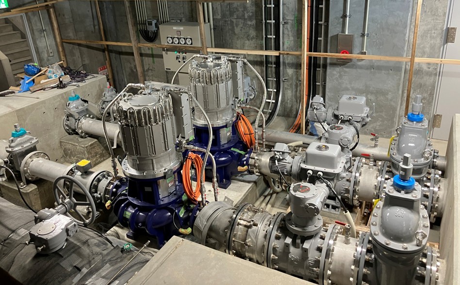 桂沢浄水場マイクロ水力発電所(1)