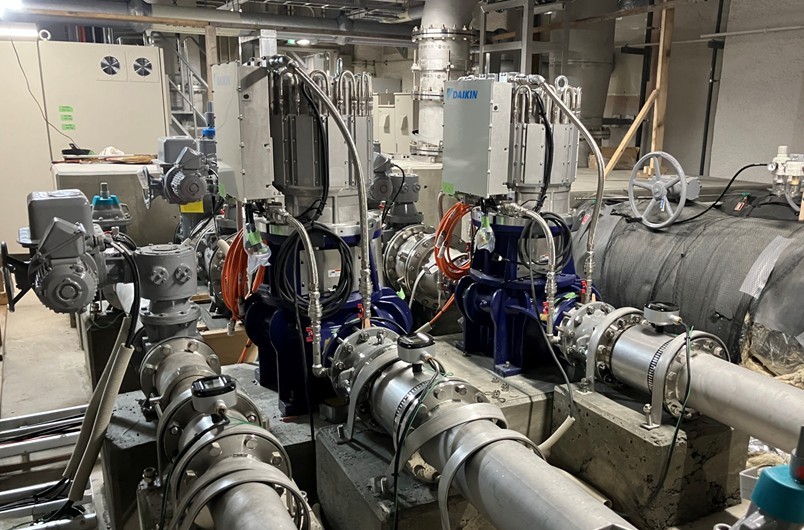 桂沢浄水場マイクロ水力発電所(2)