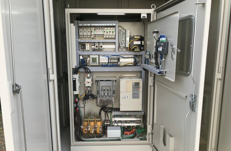 楠根配水場マイクロ水力発電所のようす(4)